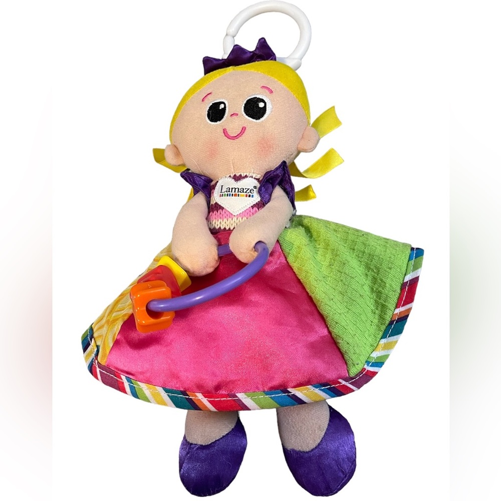 Lamaze Clip and Go Princess Sophie: Crinkle & Play Baby’s first toy